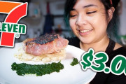 海外「アメリカでこれはきつい」日本のコンビニ食材だけでおしゃれ料理作りに挑戦した動画が好評