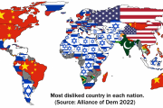 【海外の反応】世界各国が最も嫌っている国を調べてみた