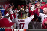【動画】大谷翔平、メジャー最速40号ホームランを放つ！