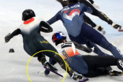 【韓国の反応】五輪スピードスケート、イ·ジュンソ選手転倒時にジャンプして避けた日本人選手に称賛が殺到。韓国の反応「国民性の水準が分かった。基本マナーが違う。」