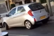 道路を走るルンバ猫が目撃され海外で話題に