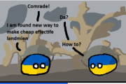【ウクライナ-ロシア】新型地雷だよ【ポーランドボール】