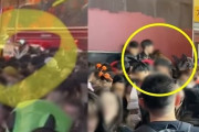韓国人「罰するべきだ」警察がウサギ耳の男を取り調べ、容疑を否認…ウサギ耳の女も探す