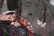 ロシア人の刺繍アートが凄すぎると話題に　和風な作品も高評価