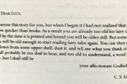 【海外】C.S.ルイスが「ライオンと魔女と洋服ダンス」を書いた理由とは？彼の神の娘への手紙に込められた思いを探る
