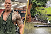 屈強な元プロレスラー、停電で開かなくなった電動ゲートをレンガの門扉から素手で剥ぎ取る（アメリカ）
