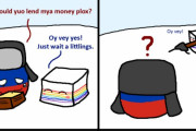 【ロシア】凍ったお金【ポーランドボール】