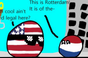 【アメリカ】アメリカの世界旅行【ポーランドボール】