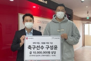 ク・ソンユンが大邸の児童に1000万ウォンの現物寄付「恩返ししたかった」