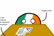 【アイルランド】モニュメント作るよ【ポーランドボール】