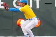 【海外の反応】吉田正尚がフェンウェイでボールを見失ったプレー【グリーンモンスター】