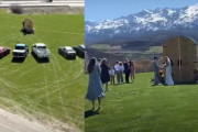 招待客に極力配慮した形で式を挙げたカップルが熱い！ドライブイン方式の結婚式（アメリカ）