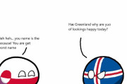 【アイスランド】アイスランドの名前は意図的なものだよ【ポーランドボール】