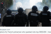 仏：移民射殺により逮捕された警察官に多くの一般人から支援金殺到…日本円で1.5億円以上[海外の反応]