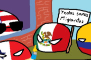 【アメリカ】アメリカに抗議するよ【ポーランドボール】