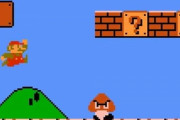 「パンプキンをマリオの敵クリボーの顔にしたら…腐ったほうがそっくりになった！」
