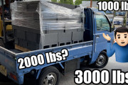 【海外の反応】軽トラックの耐荷重テストをしてみた！