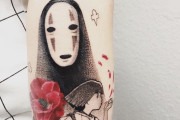 【海外】「俺の彼女がジブリ映画の素晴らしいタトゥー彫ったから見てくれよ！」