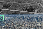 外国人「東京が空襲されてたなんて知らなかった」終戦後と現在の写真の比較が話題