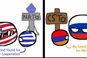 【世界】NATO ❤️ CSTO【ポーランドボール】
