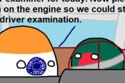 【インド】運転免許試験【ポーランドボール】