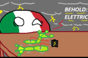 【イタリア】電気実験【ポーランドボール】