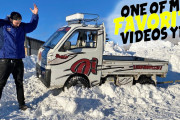 【海外の反応】日本の軽トラで雪遊びするのは超楽しい！