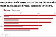 海外「世論調査によるとイギリス人の55%はBLM運動で人種間の緊張が高まったと思っているようだ」