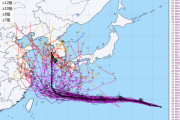 韓国人「あんな進路は初めて見た」台風13号（ドルフィン）の進路予測が急に韓国寄りに変わる