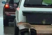 【画像】バイク牽引中