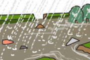 洪水時の東京とニューヨークの地下鉄の違い　【海外の反応】