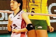 【海外】「日本とブラジルのバレー選手の身長差がヤバいww」→「どっちが勝ったの？」