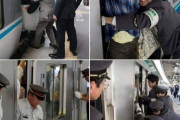 外国人「日本の電車駅ではこれが日常的な光景らしい(笑)」