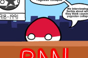 【東欧】ユーゴスラビア崩壊は誰のせい？【ポーランドボール】