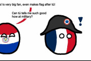 【パラグアイ】フランスの真似をするよ【ポーランドボール】