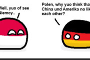 【ポーランド】なんで中国とアメリカは嫌い合っているんだ？【ポーランドボール】