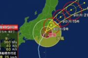【韓国の反応】日本に超強力雨風の台風15号上陸…韓国人「天罰だ」