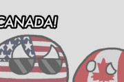 【カナダ】森林火災？【ポーランドボール】