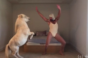 一度見たら忘れられない？！キャラが濃すぎる飼い主さんと一緒に踊るミニチュアホース