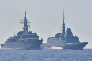 海外　「プロ意識に感銘」海上自衛隊の練習艦、フランス海軍と共同訓練