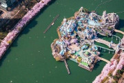 韓国人「ロッテワールドの桜が美し過ぎる！」桜満開のロッテワールドの画像をご覧ください　観光の反応