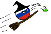 【ロシア-ウクライナ】魔女っ子ロシア【ポーランドボール】