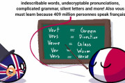 【イギリス】難しい言語【ポーランドボール】