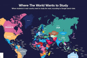 【海外の反応】これが留学生に最も人気のある国だ⇒日本は意外なあの国…