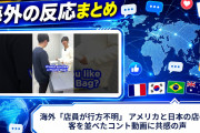 海外「店員が行方不明」 アメリカと日本の店の接客を並べたコント動画に共感の声
