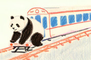中国人「日本に来た！やっと本物の忍者号を見ることができた！」　中国人「私も乗ったよ！」「日本人の創造力は素晴らしい」