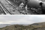 「日本の潜水艦は今も残されてる」過去と現在の風景を比較する写真が話題Part2