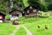 【ほのぼの】メルヘンの国、スイスに生まれたらこういう光景が日常的に見れるらしい・・・←日本の田舎も負けてないな　海外の反応