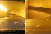 道路の一部が消えて陥没穴が出現！？驚きのイリュージョン動画が話題に