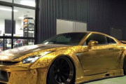 海外「美そのもの！」 日本で特別生産された金ピカGTRの職人技に海外感動　海外の反応